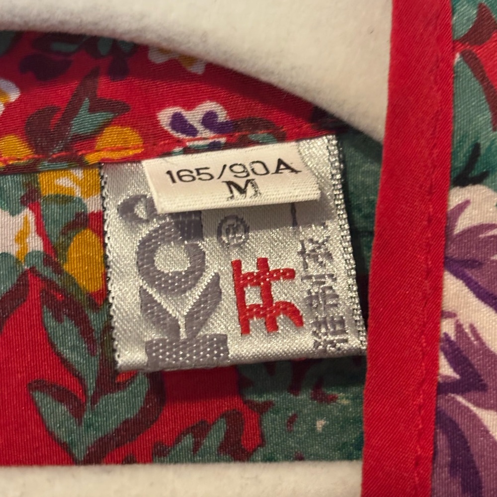 Floral Red Kimono Cardigan - Picture 2 of 7